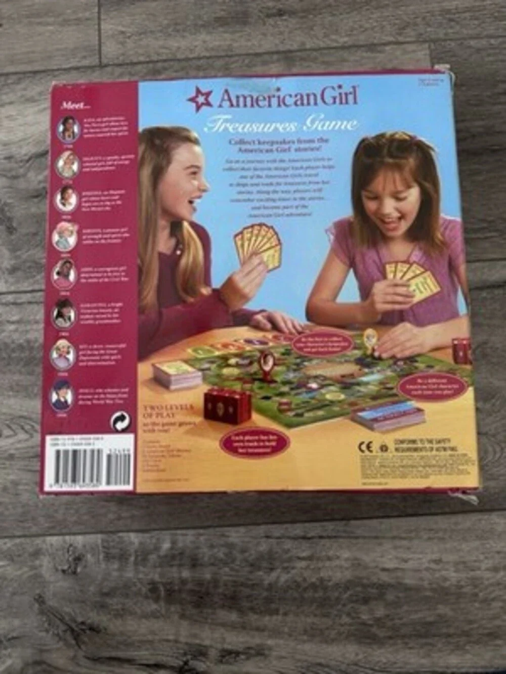 American Girl Treasures Game Board Game, Two Levels of Play, 2-4 Players, 8+